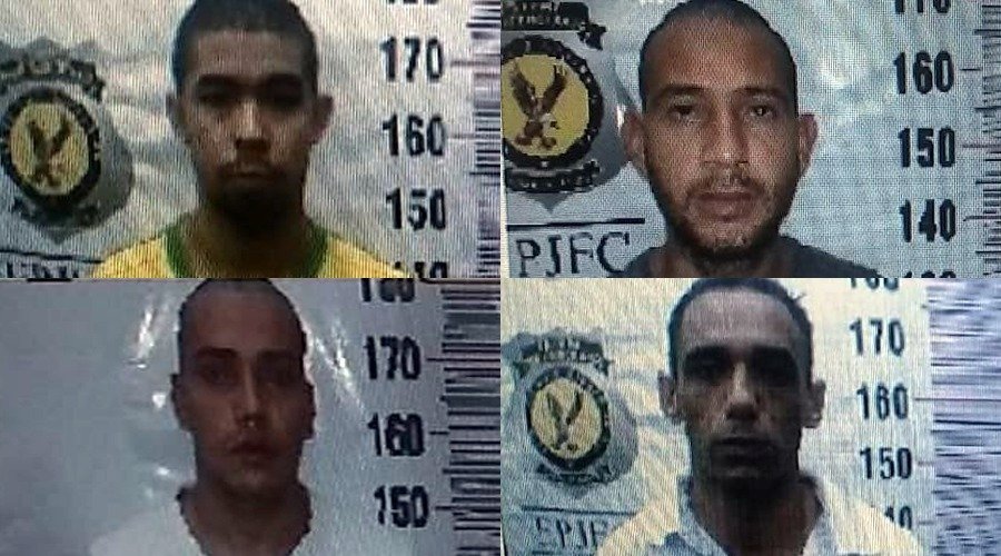 Após fuga de quatro da Máxima, agentes vistoriam pavilhão de presídio