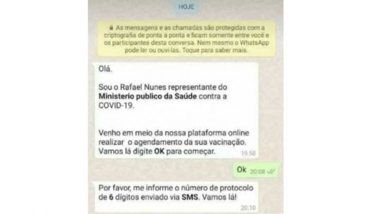 É golpe: novo ataque usa agendamento de vacina contra covid-19 para clonar celulares em MS