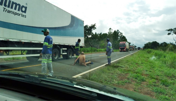 Motorista surta e quase provoca tragédia na MS 306