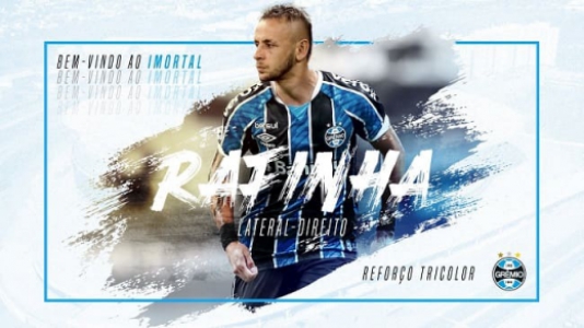 Grêmio anuncia contratação de lateral-direito Rafinha