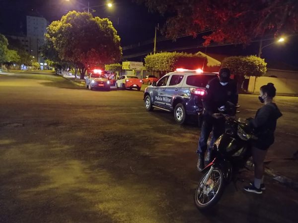 Polícia militar realiza operação em Paranaíba