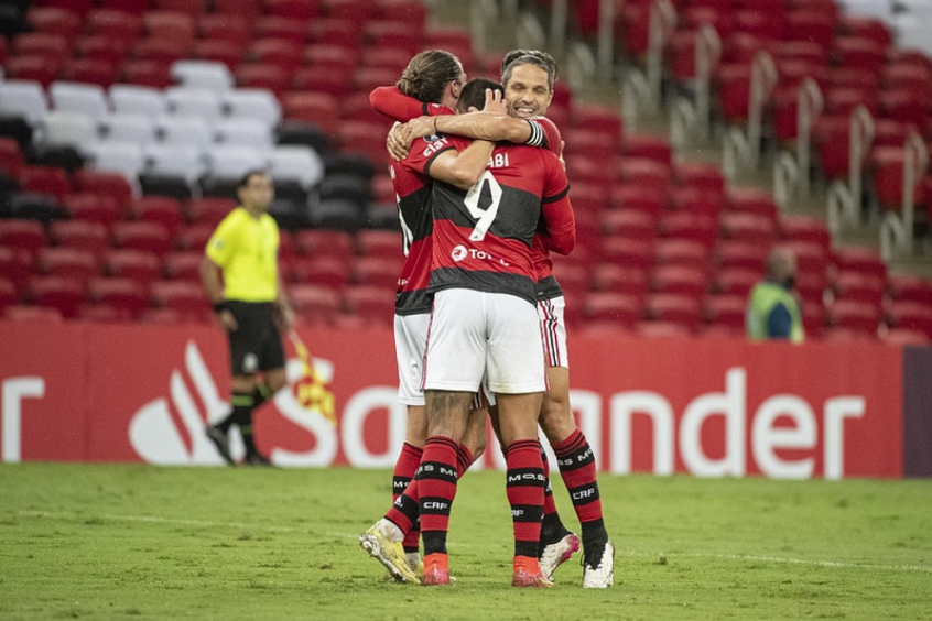 Arrascaeta, Gabigol e Pedro brilham, Flamengo goleia Unión La Calera e segue líder e 100% na Libertadores