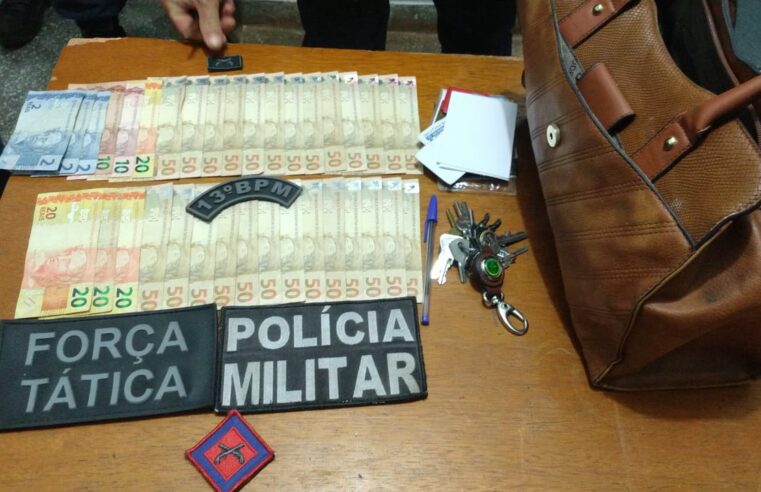 Polícia Militar prende autor de roubo em rodoviária de Paranaíba e recupera os objetos da vítima