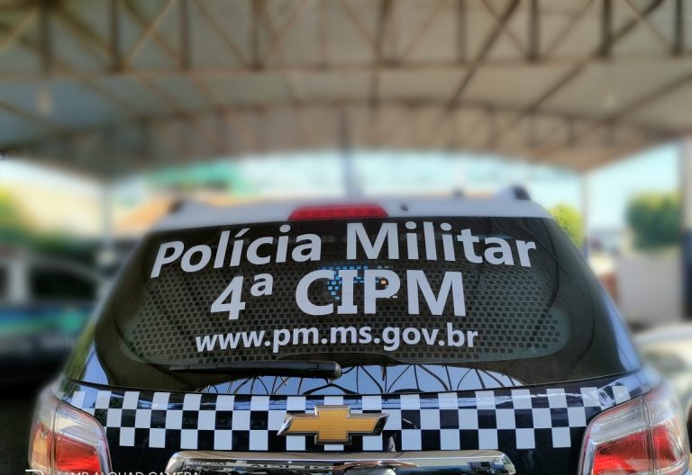 Homem é preso pela Polícia Militar após furtar carro em Chapadão do Sul