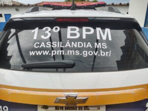 Em Cassilândia, menor é apreendida pela Polícia Militar por Adulteração de Sinal Identificador de Veículo Automotor