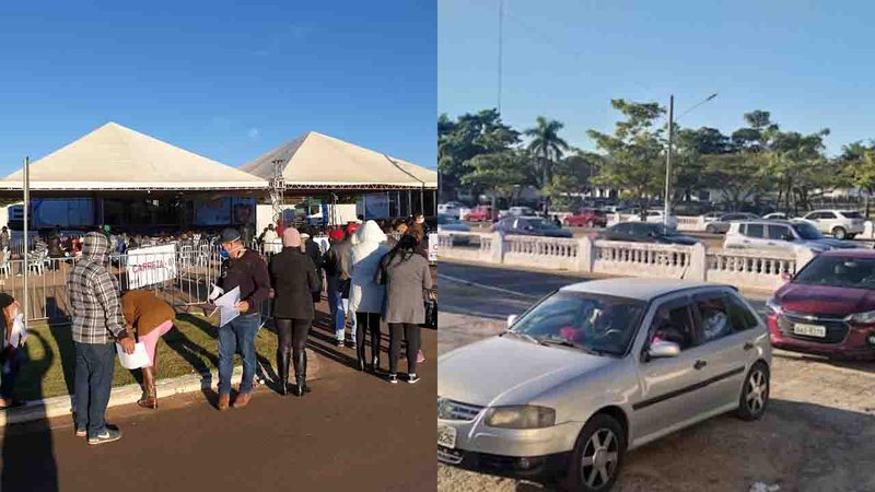 Vacinação em massa nos 13 municípios de fronteira começa com alta procura em Mato Grosso do Sul