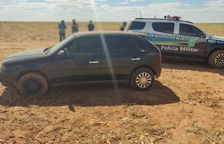 PM de Chapadão do Sul recupera veículo tomado em assalto em Cassilândia