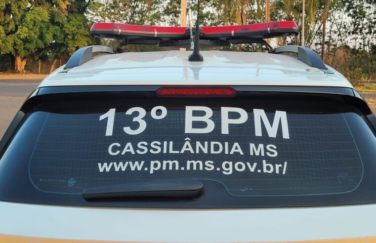 Polícia Militar prende condutor embriagado que se envolveu em acidente de trânsito em Cassilândia