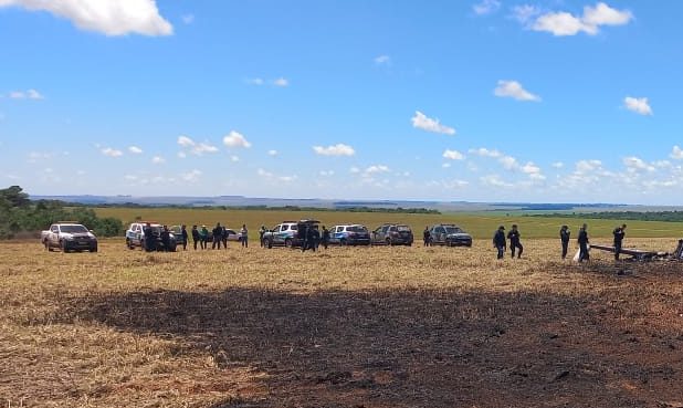 Ponta Porã: Polícia Militar localiza destroços de aeronave