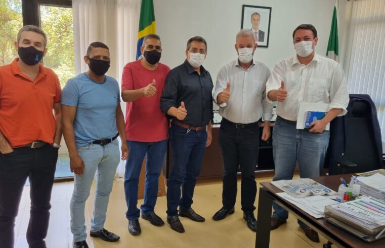 Vice-prefeito, secretário municipal de saúde e vereadores de Cassilândia reuniram-se com Geraldo Resende para tratar de recursos para Santa Casa