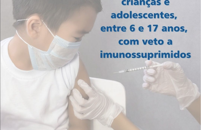 COSEMS-MS divulga nota sobre autorização da Anvisa para uso de CoronaVac em crianças