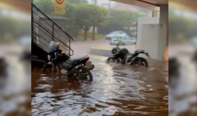 Campo Grande registra 100 milímetros de chuva em apenas três horas, aponta Inmet