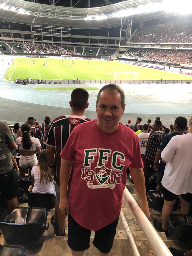 Um parceiro do nosso site e empresário na região esteve na vitória do Fluminense na Libertadores da América