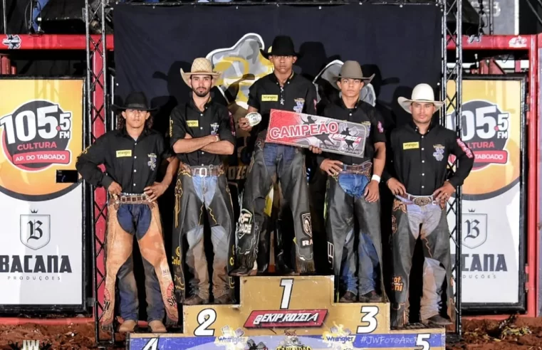 Cassilandense é vice-campeão no rodeio em touros de Aparecida do Taboado