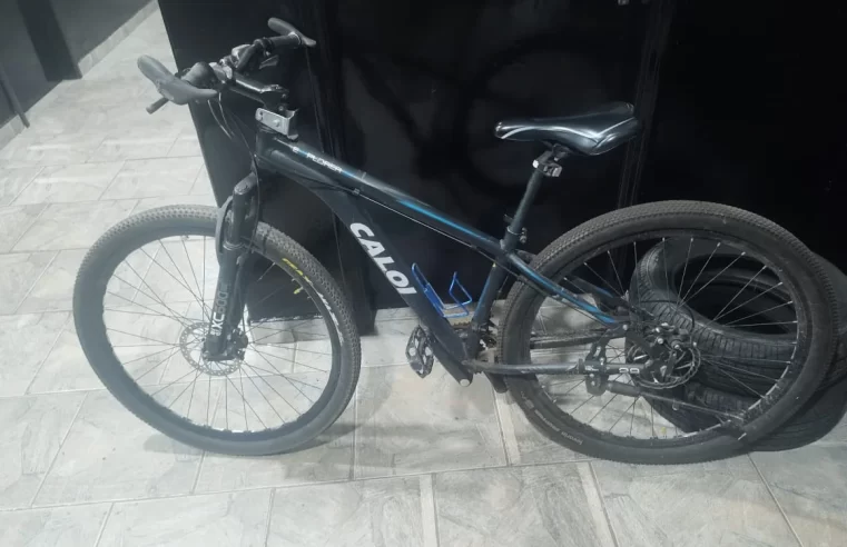 Polícia Militar em Cassilândia apreende bicicleta supostamente furtada