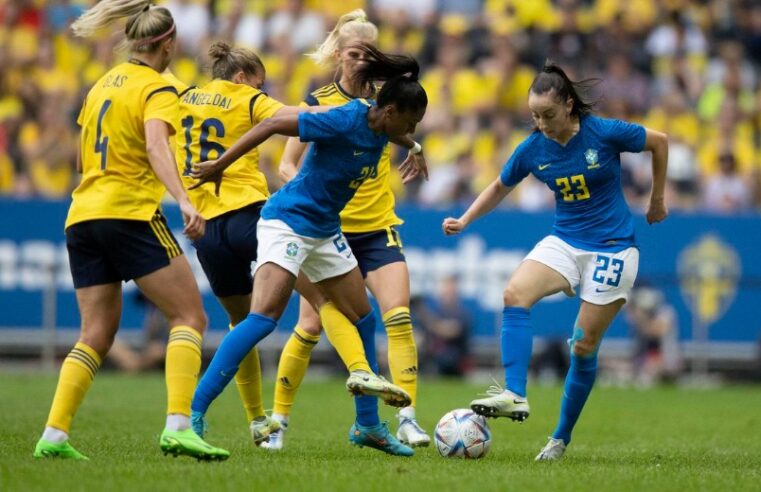 Brasil perde da Suécia, em último jogo antes da Copa América Feminina