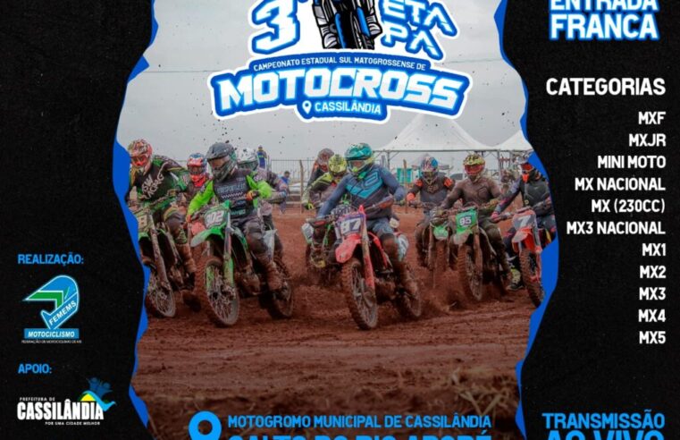 Atenção amantes do Motocross na cidade de Cassilândia-MS!!!