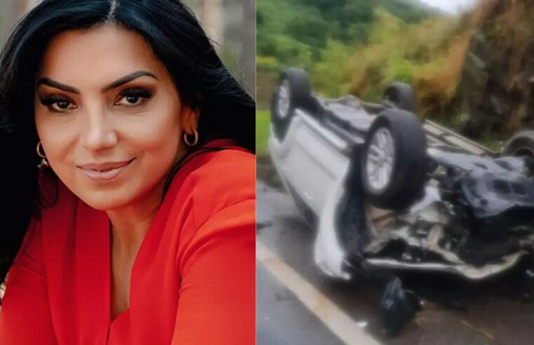 Cantora gospel Eyshila sofre grave acidente de carro e desabafa: ‘Grande livramento’