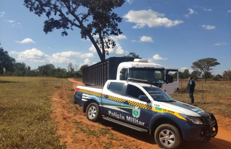 Polícia Militar realiza o patrulhamento rural na região do “Galheiro” no município de Cassilândia