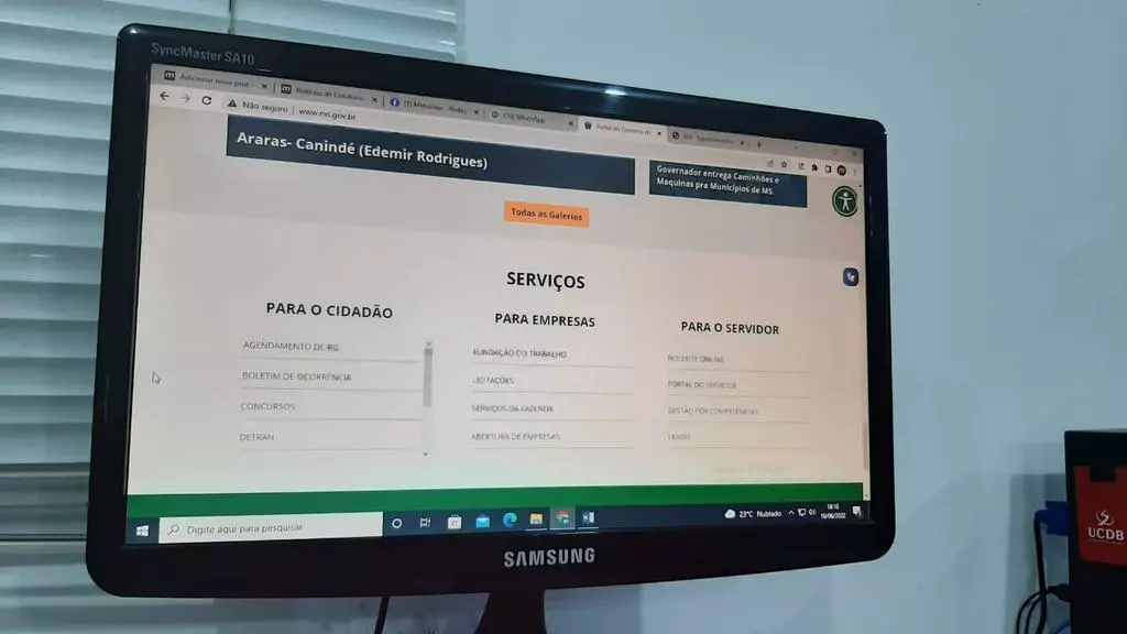 Sites do governo estarão fora do ar para manutenção neste sábado em MS