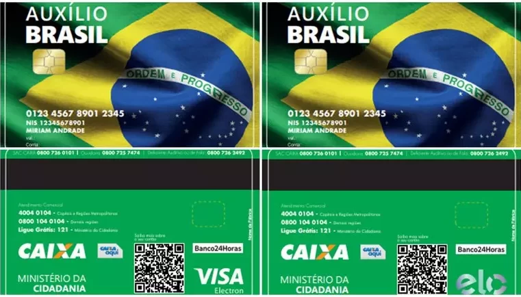 Auxílio Brasil: novo cartão terá chip e função débito para compras