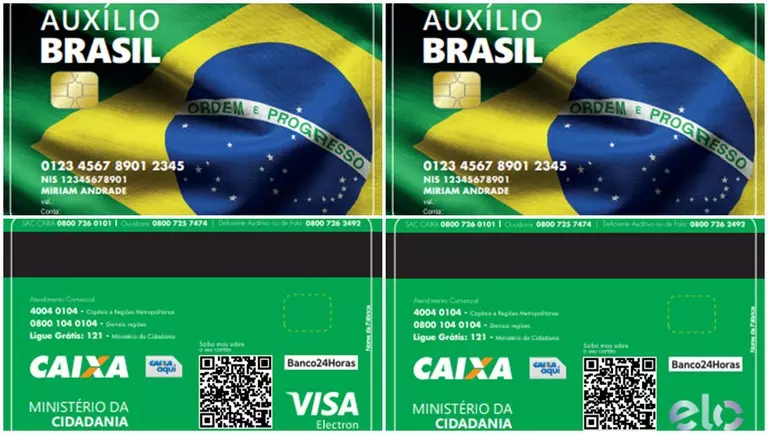 Auxílio Brasil: novo cartão terá chip e função débito para compras