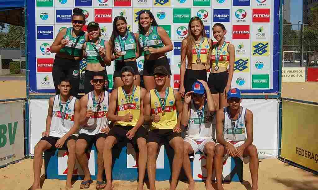 Mato Grosso do Sul e Goiás vencem o Centro-Oeste de Vôlei de Praia