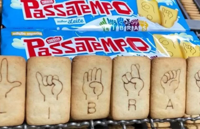 Inclusão: após bichinhos, biscoito famoso de leite ganha alfabeto em libras