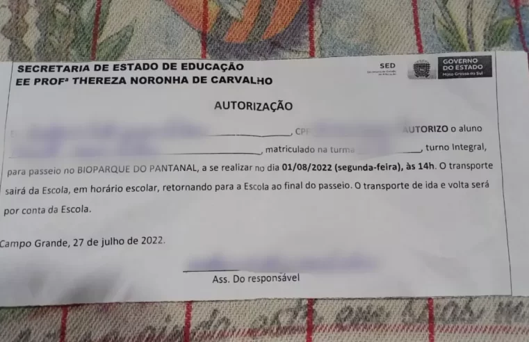 Escola estadual barra crianças de passeio no Bioparque Pantanal e frustra mães: ‘meu filho me ligou chorando’