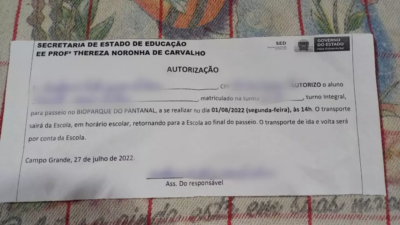 Escola estadual barra crianças de passeio no Bioparque Pantanal e frustra mães: ‘meu filho me ligou chorando’