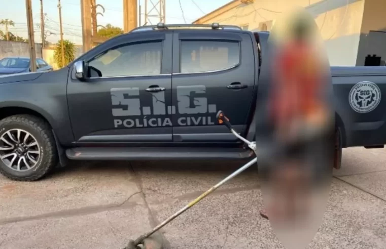 Homem é preso após furtar APAE e igreja