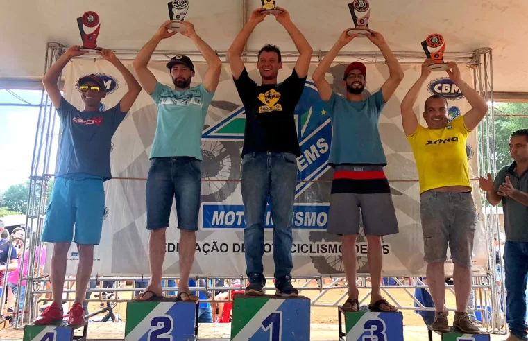 Cassilandense é o 5º colocado na etapa do Estadual de Motocross