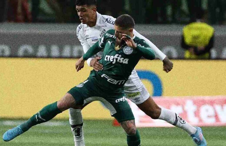 Com um a menos, Palmeiras supera o Santos com golaço de Merentiel