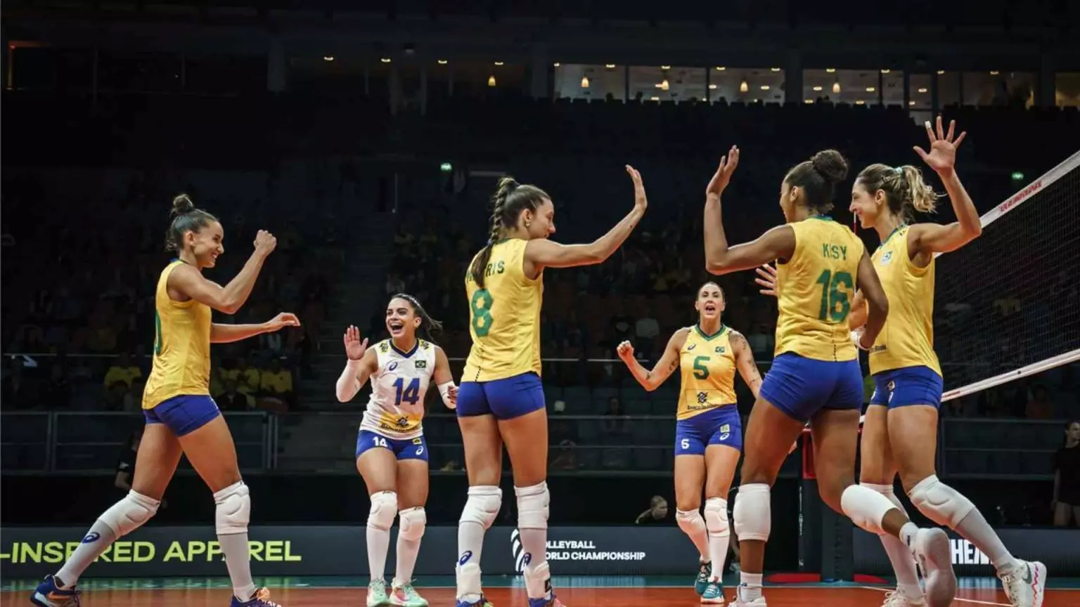 Brasil vai às quartas após virar contra Bélgica no Mundial de Vôlei