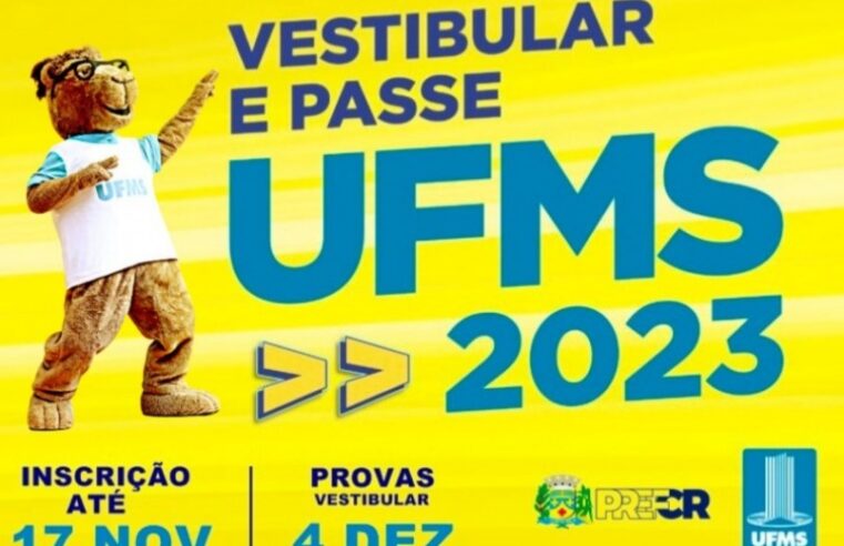 Inscrições para vestibular de Letras e História EaD pela UFMS seguem até dia 17