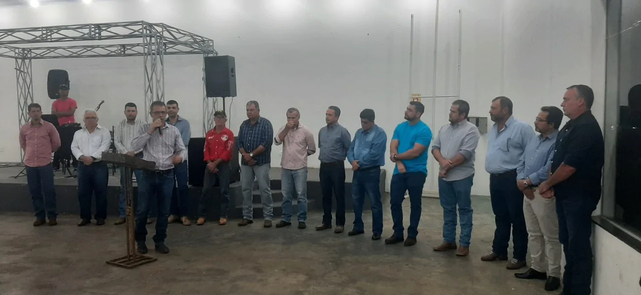 A posse da nova diretoria do Sindicato Rural de Cassilândia