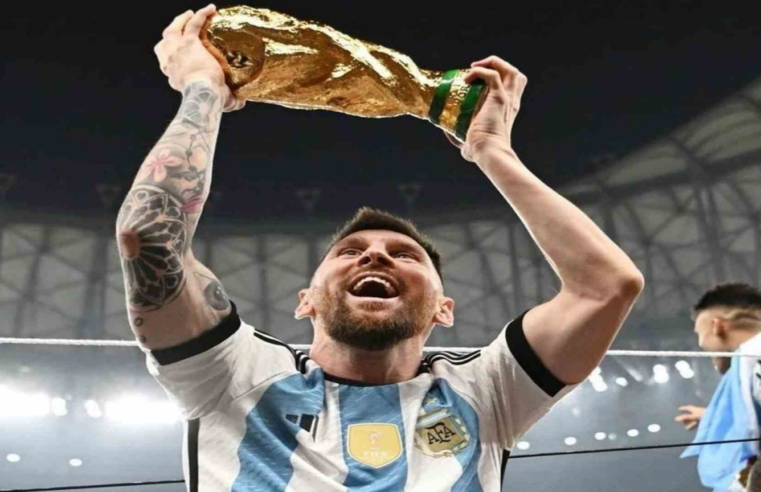 Novo recorde: foto de Messi com taça da Copa se torna a mais curtida do Instagram