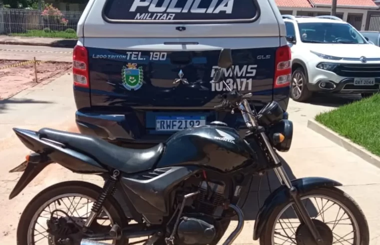 Homem é preso por receptação com moto roubada durante abordagem