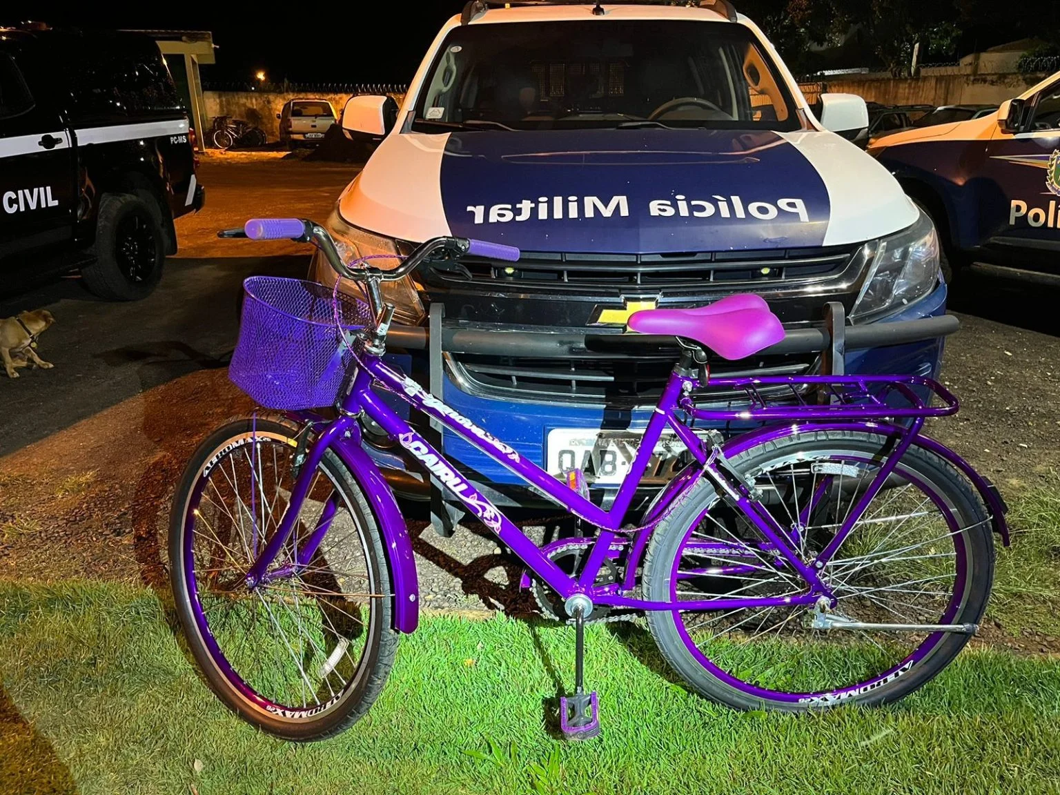 Polícia Militar localiza bicicleta furtada em Chapadão do Sul