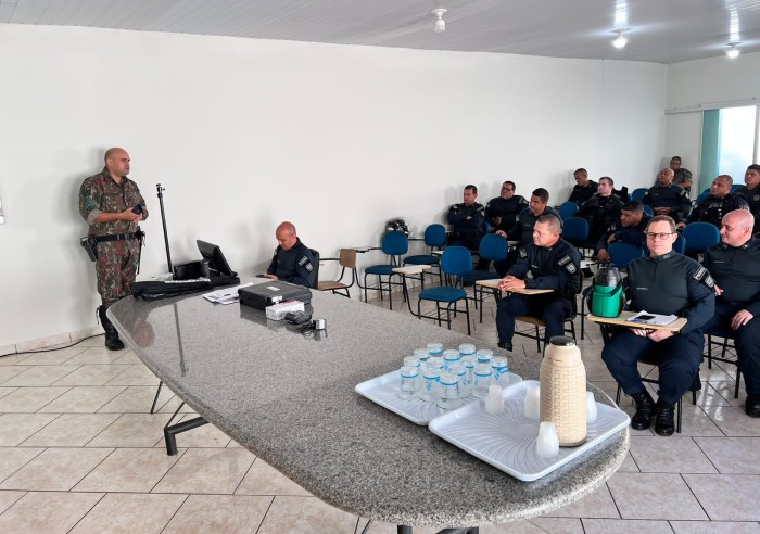 PMA de Aparecida do Taboado realiza treinamento para 30 Policiais Militares do Batalhão de Paranaíba para ação em casos de poluição sonora