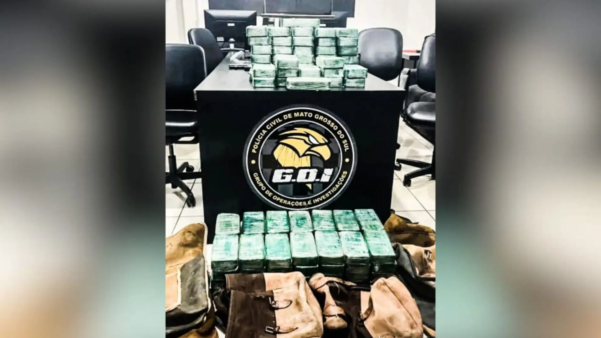 Grupo criminoso com cocaína avaliada em mais R$ 2 milhões é preso pela polícia em Campo Grande