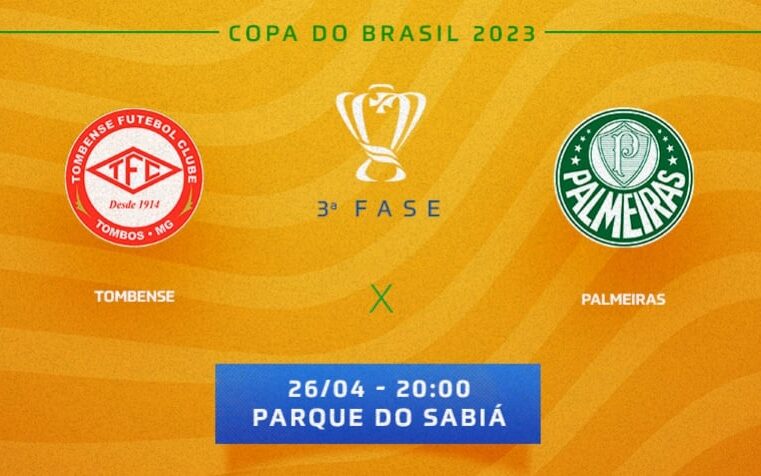 Tombense x Palmeiras: onde assistir, prováveis times e desfalques do jogo pela Copa do Brasil