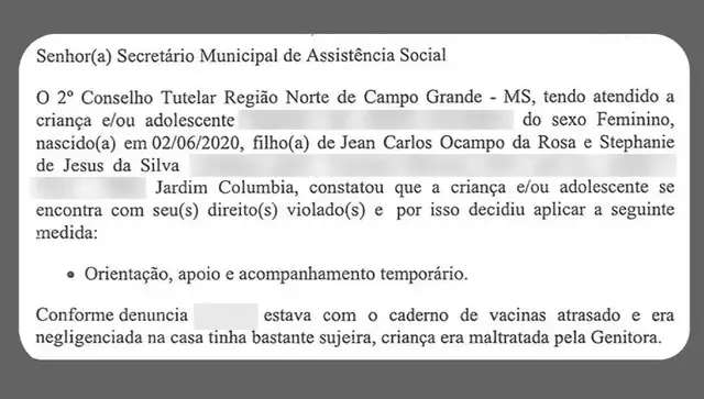 MPMS investiga Conselho Tutelar na morte de menina e convoca pai da vítima