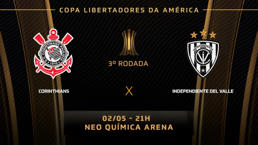 Corinthians x Independiente del Valle: onde assistir, escalações e desfalques do jogo pela Libertadores