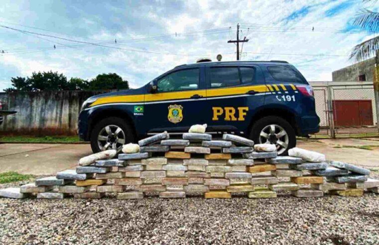 Homem é preso com 63 quilos de cocaína escondidos em pneu de caminhão em MS