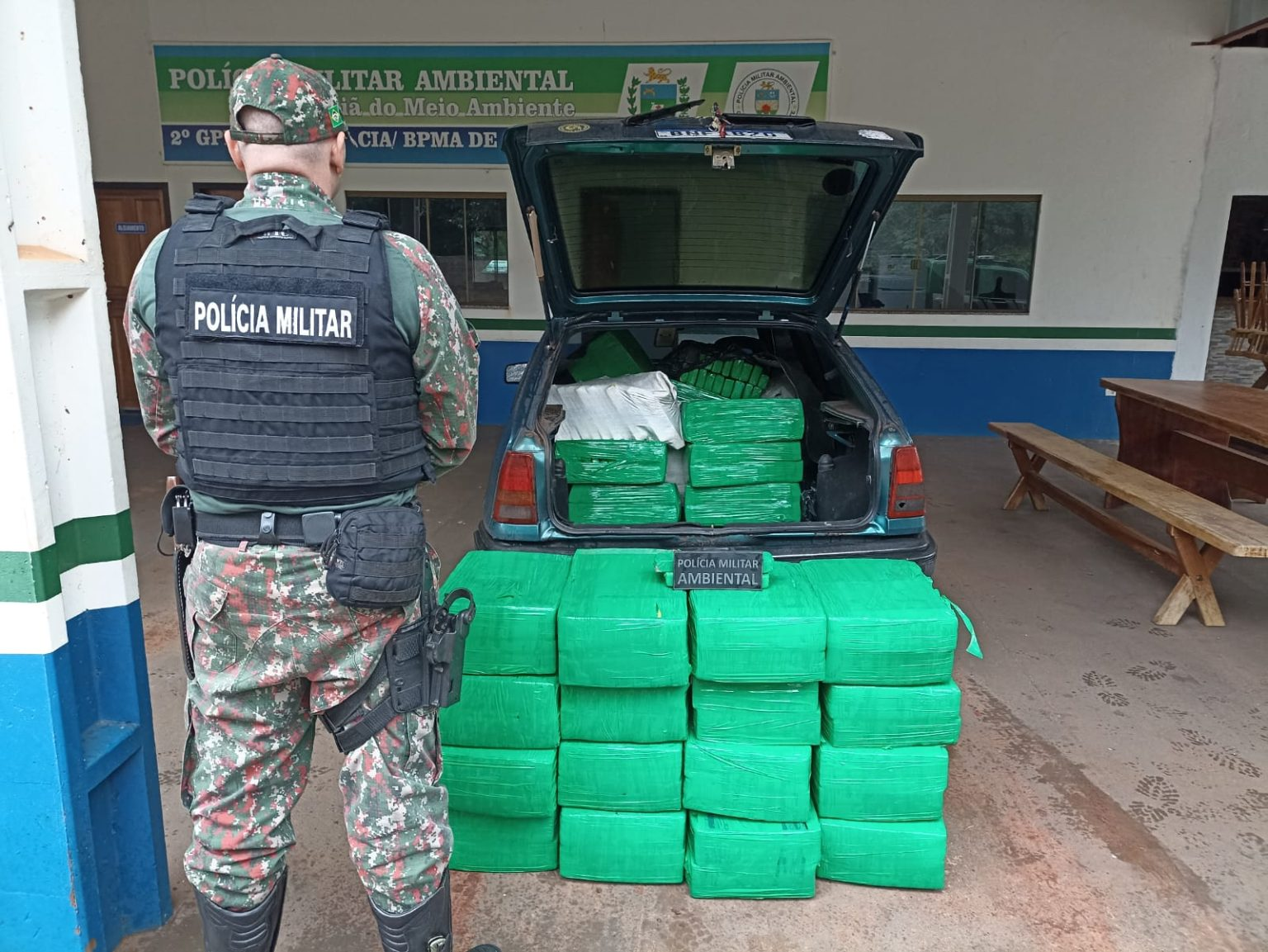 PMA apreende 640kg de Maconha