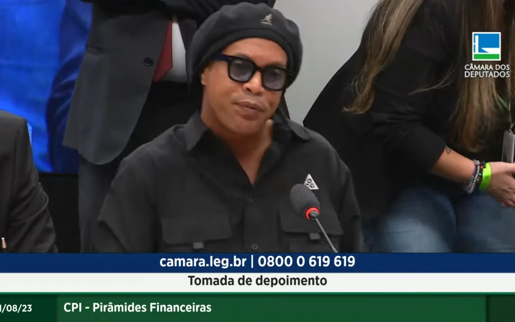 Em CPI, Ronaldinho Gaúcho nega envolvimento em esquema e aponta fraude: ‘Utilizaram indevidamente meu nome’