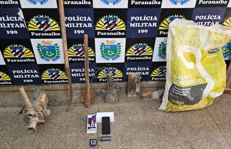 Polícia Militar prende, em menos de quatro horas, dois autores de furtos em Paranaíba